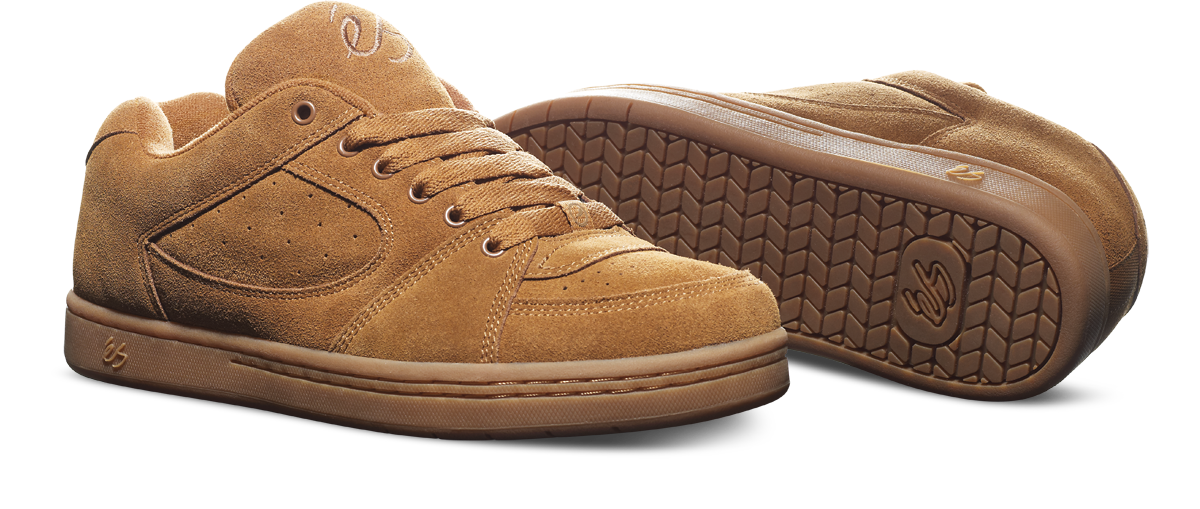 accel og - skate shoes - brown/gum - esskateboarding