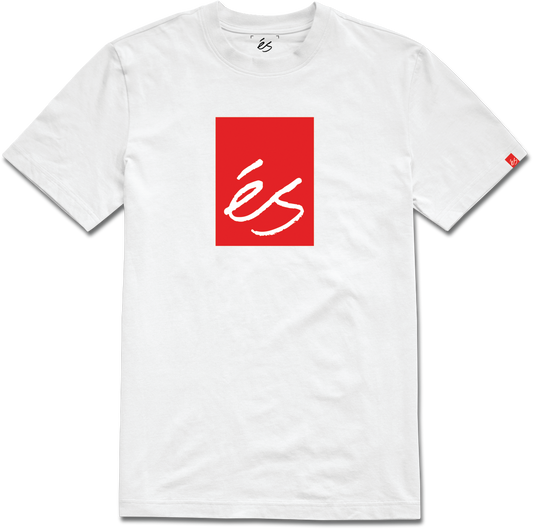main block tee - shirts & tops - white - esskateboarding
