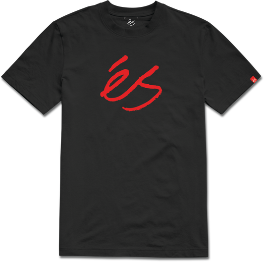 script tee - shirts & tops - black - esskateboarding