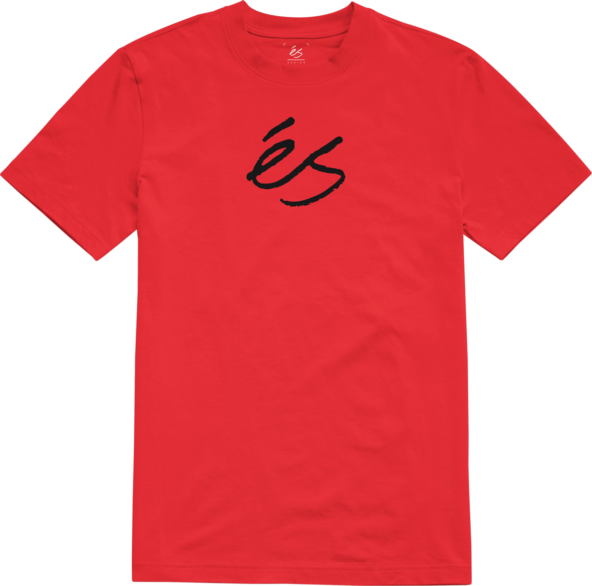 script mid tee - shirts & tops - red/black - esskateboarding