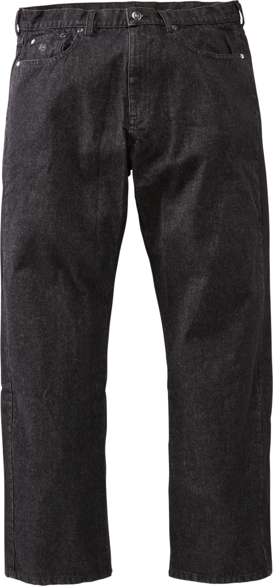 baggy denim pant - pants - black wash - esskateboarding