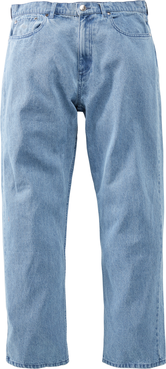 baggy denim pant - pants - light blue - esskateboarding